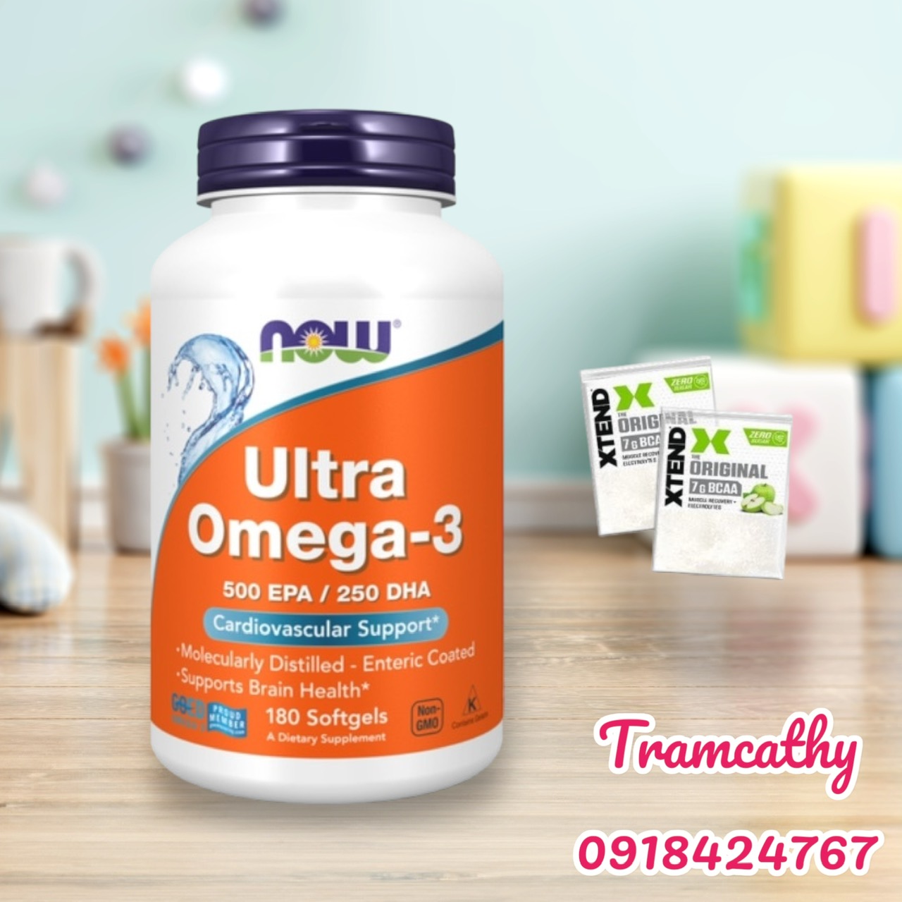 Now Omega-3 Ultra 500 EPA/250 DHA 180 viên