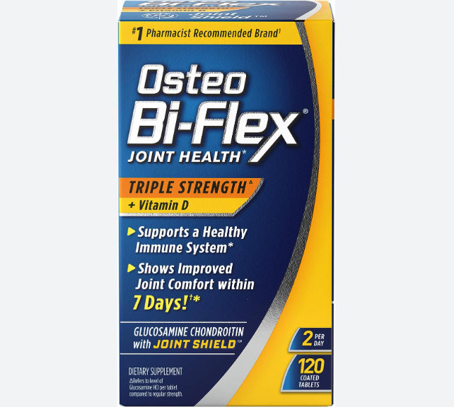 120 Osteo Bi-Flex Triple Strength + Vitamin D – Glucosamine Chondroitin hỗ trợ xương khớp 120 viên