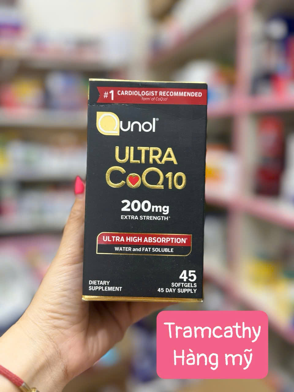 Qunol Ultra CoQ10 200mg - Hỗ Trợ Tim Mạch Và Tăng Cường Năng Lượng Tế Bào