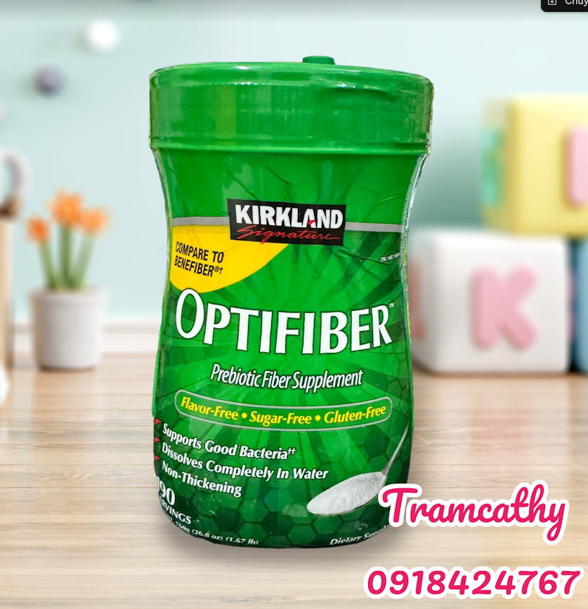 Bột bổ sung chất xơ Kirkland Signature OptiFiber