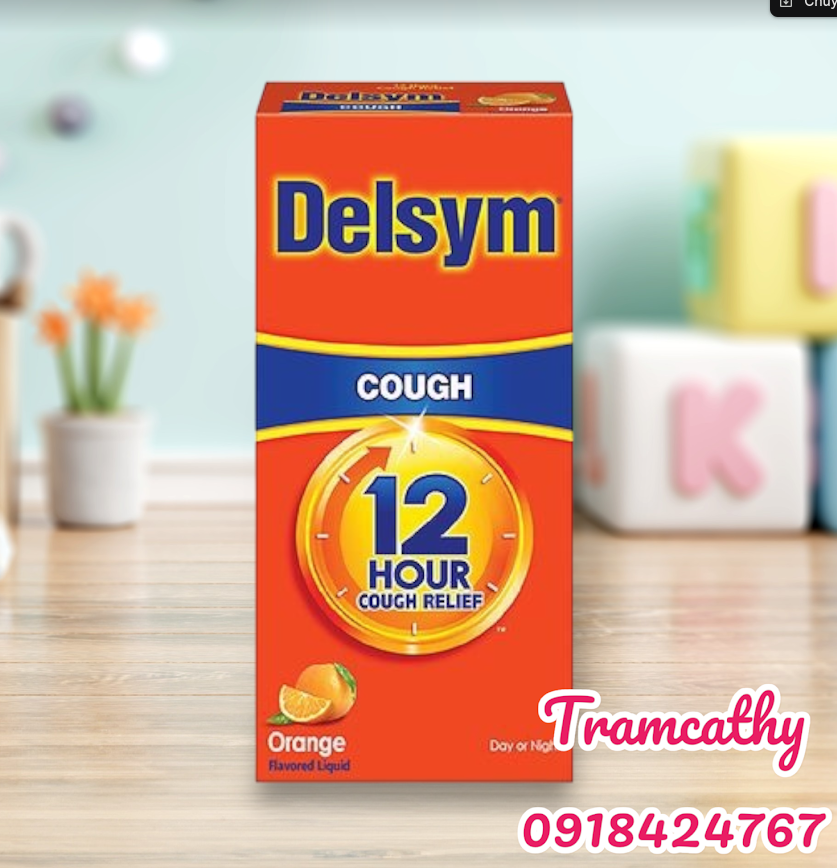 Siro giảm ho Delsym Cough 12 Hour Cough Relief 