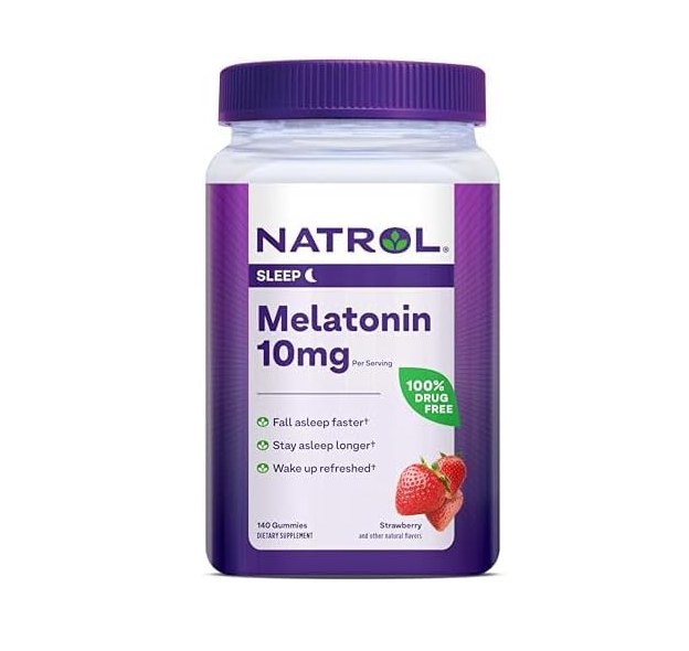 140 viên 10 mg Natrol Melatonin 10mg – Hỗ Trợ Giấc Ngủ Sâu Dài Và Tự Nhiên