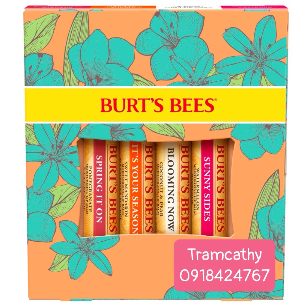￼[HÀNG MỸ] Son dưỡng môi Burt’s Bees Lip Balm không màu 100% thành phần thiên nhiên