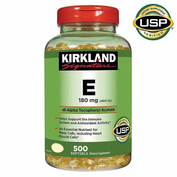 Vitamin E 400 I.U 500 Kirkland Signature
