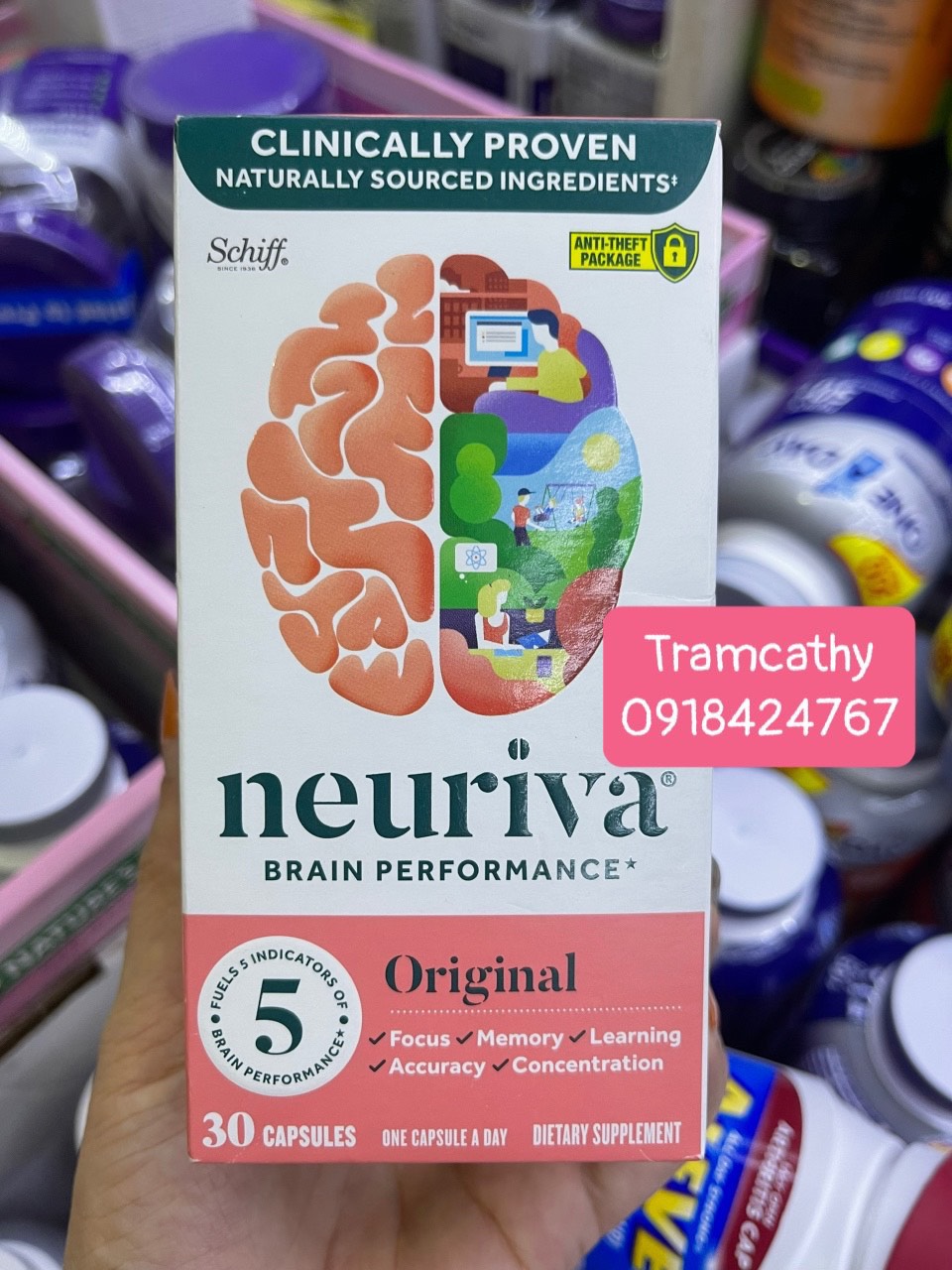 Bổ não Neuriva Brain performance