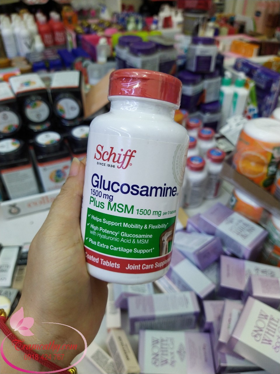 Schiff Glucosamine Plus MSM 1500mg Của Mỹ 150 Viên
